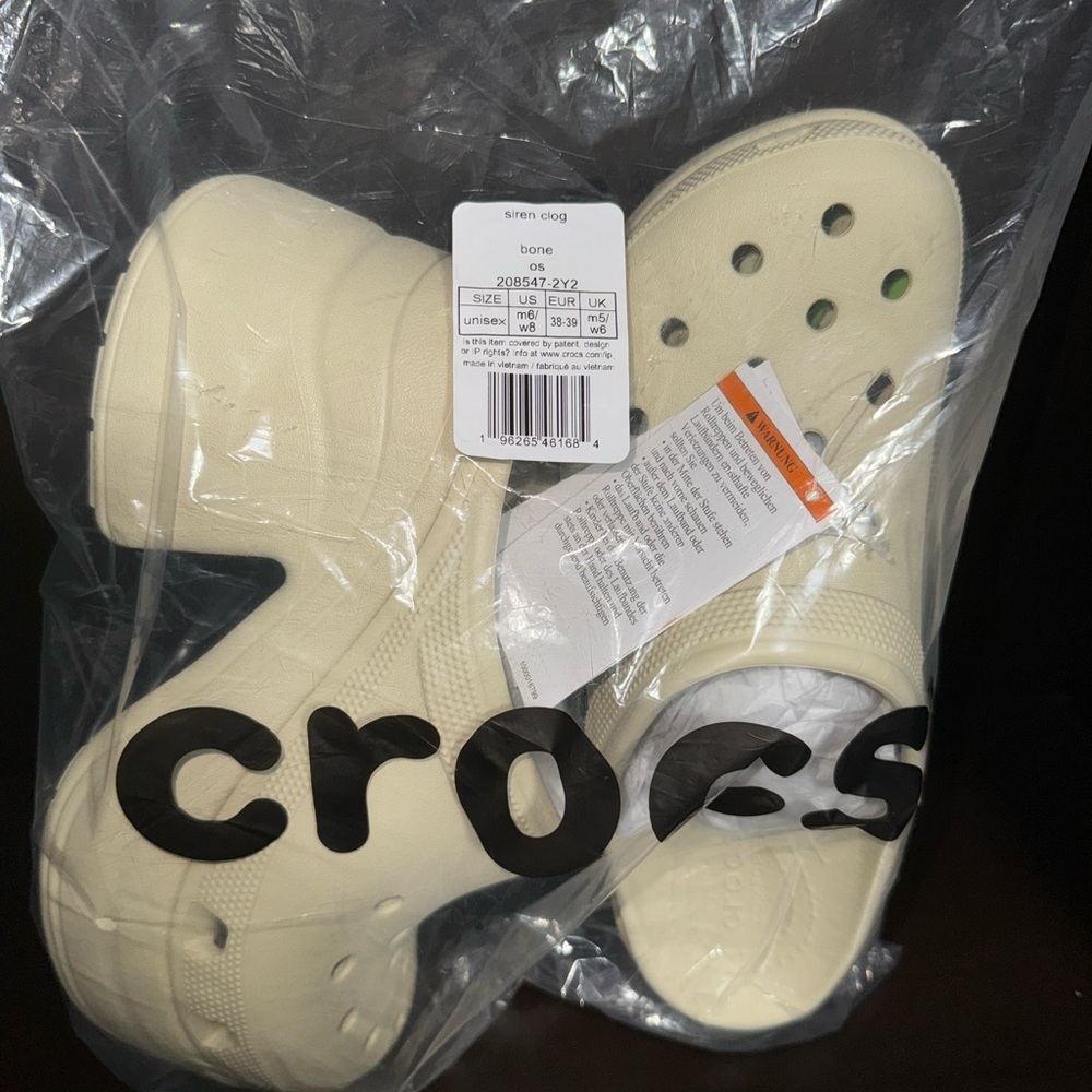 New Siren Clog Bone Women Size 8